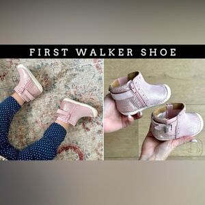 NEW Stride Rite Toddler Infant 4.5 Heritage Collection Agnes Leather Shoes Boots